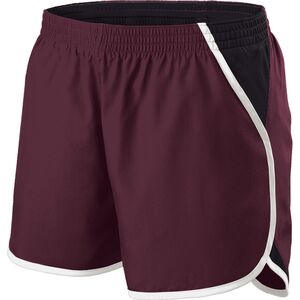 Holloway 229425 - Girls Energize Short Maroon/Black/White