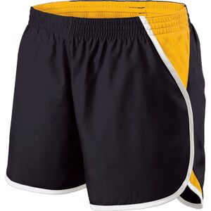 Holloway 229425 - Girls Energize Short Black/Light Gold/White