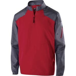 Holloway 229655 - Youth Raider Pullover Carbon Print/ Scarlet
