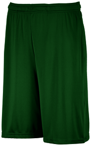 Russell TS7X2B - Youth Dri Power Essential Performance Short With Pockets Dark Green
