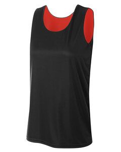 A4 A4NW2375 - Women's Reversible Jump Jersey Black/Red