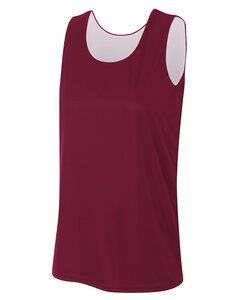 A4 A4NW2375 - Women's Reversible Jump Jersey Maroon/White