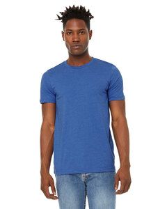 BELLA+CANVAS B3301 - Bella+Canvas Unisex Sueded Tee Heather True Royal