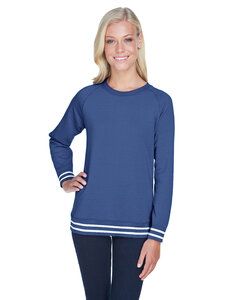 J. America JA8652 - Ladies Relay Crew Fleece