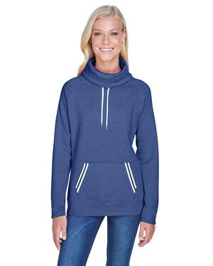 J. America JA8653 - Ladies Relay Cowl Neck Fleece