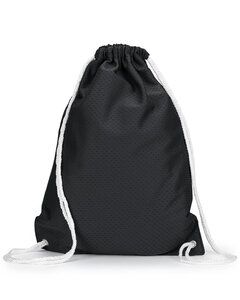 Liberty Bags LB8895 - Jersey Mesh Drawstring Backpack Black