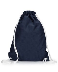 Liberty Bags LB8895 - Jersey Mesh Drawstring Backpack Navy