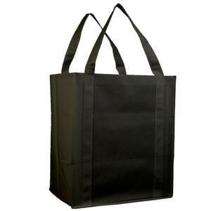 Q-Tees Q127200 - Tote bag with PL Bottom Black