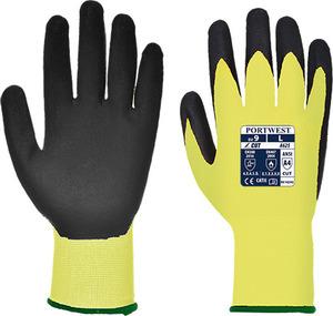 Portwest A625 - Vis-Tex PU Cut Resistant Glove Yellow/Black