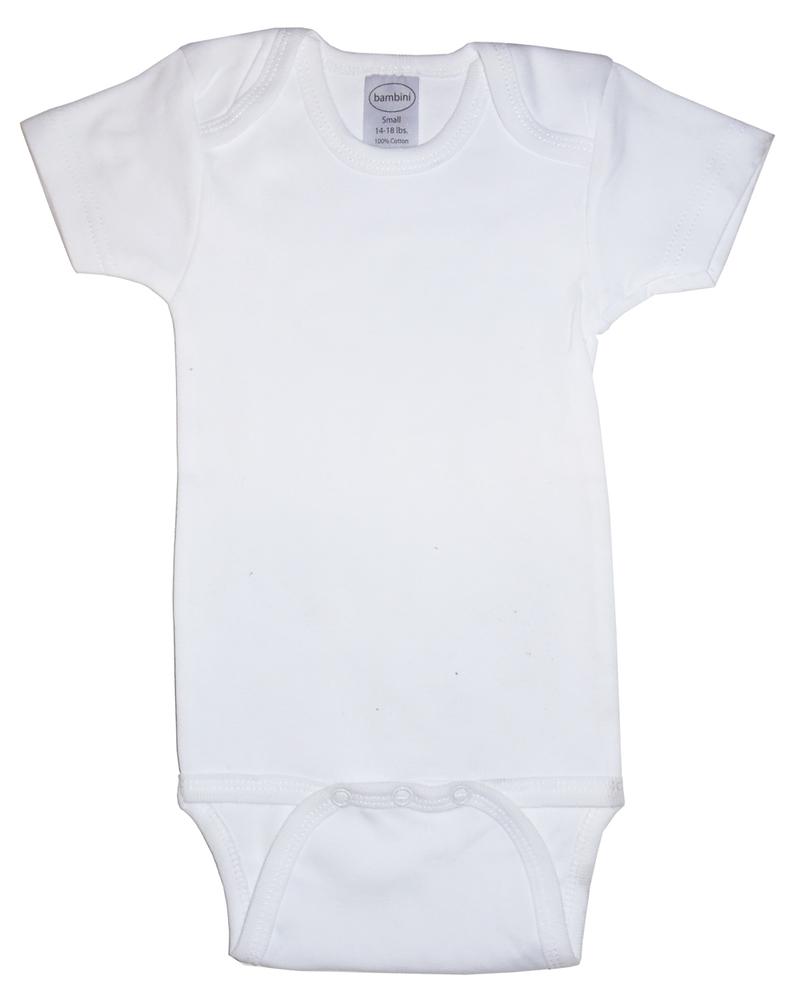 Infant Blanks 001B - Short Sleeve one piece