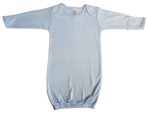 Infant Blanks 913B - Infant Gown Pool Blue
