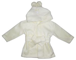 Infant Blanks 965 - Fleece Robe With Hoodie