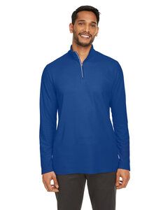 Core 365 CE405 - Men's Fusion ChromaSoft Pique Quarter-Zip True Royal