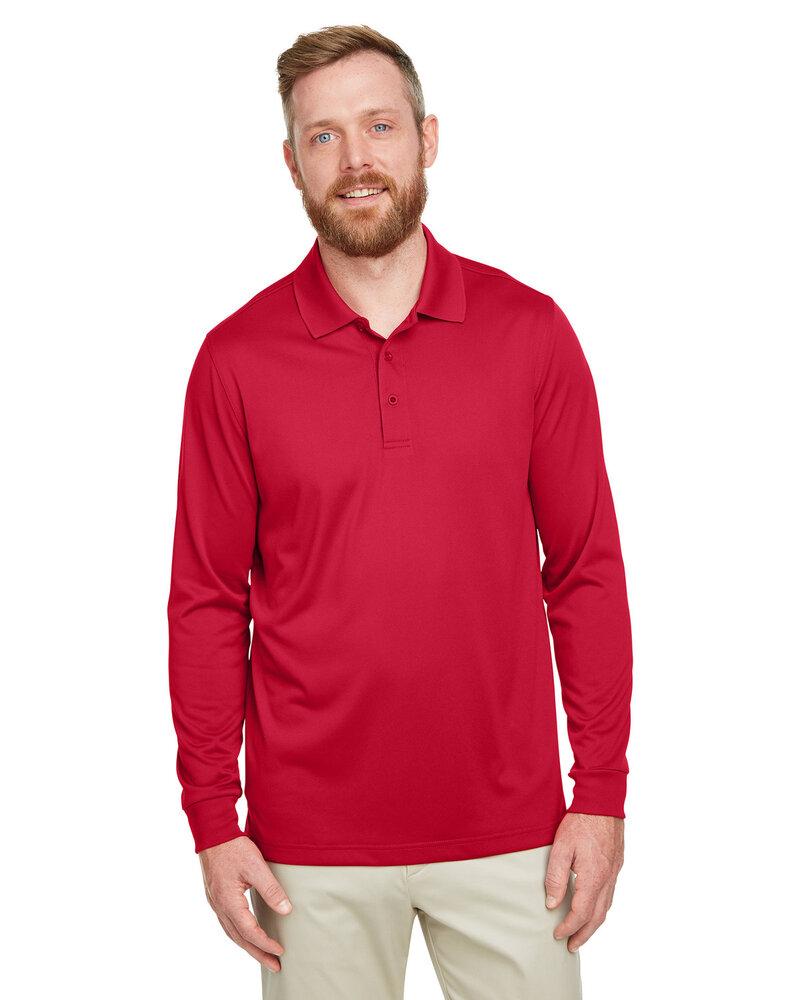 Harriton M348LT - Men's Tall Advantage Long Sleeve Snag Protection Plus IL Polo