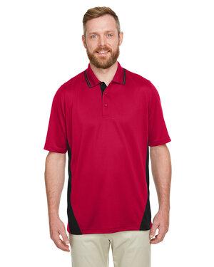 Harriton M386 - Mens Flash Snag Protection Plus IL Colorblock Polo