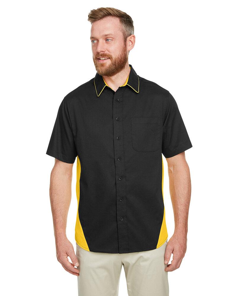 Harriton M586 - Men's Flash IL Colorblock Short Sleeve Shirt