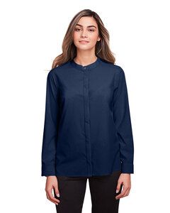 North End NE500W - Ladies Borough Stretch Performance Shirt Classic Navy