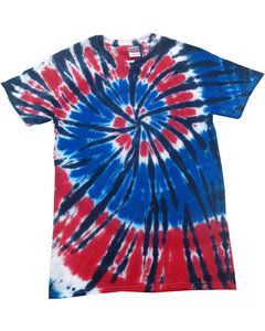 Tie-Dye CD100 - 5.4 oz., 100% Cotton Tie-Dyed T-Shirt Independence