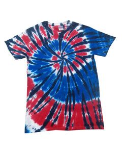 Tie-Dye CD100Y - Youth 5.4 oz., 100% Cotton Tie-Dyed T-Shirt Independence