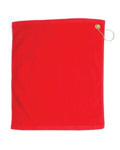 Pro Towels TRU18CG - Jewel Collection Soft Touch Golf Towel Red