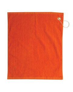 Pro Towels TRU18CG - Jewel Collection Soft Touch Golf Towel Orange