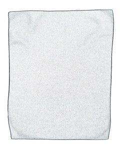 Pro Towels MW18 - Microfiber Waffle Small White/Black
