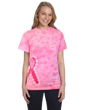 Tie-Dye CD1150 - Pink Ribbon T-Shirt