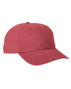 Big Accessories BA610 - Heavy Washed Canvas Cap Antique Red