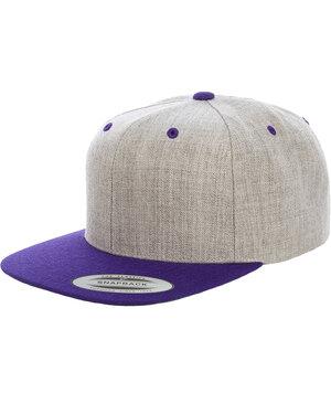 Yupoong 6089MT - Adult 6-Panel Structured Flat Visor Classic Two-Tone Snapback
