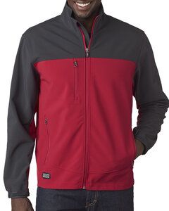 DRI DUCK 5350 - Motion Soft Shell Jacket Red/Charcoal