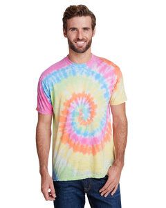 Tie-Dye CD1090 - Adult Burnout Festival T-Shirt Pastel