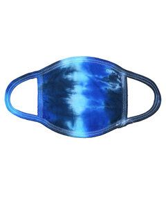 Tie-Dye 9122 - Adult Face Mask Blue Ocean