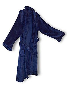 Alpine Fleece 8723 - Mink Touch Luxury Robe Navy