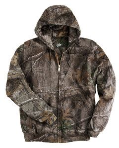 Dri Duck 5034 - Men's Laramie Canvas Hooded Jacket Real Tree Edge