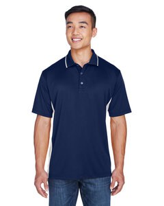 UltraClub 8406 - Men's Cool & Dry Sport Two-Tone Polo Navy/White