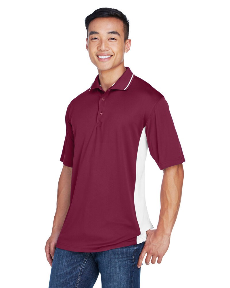 UltraClub 8406 - Men's Cool & Dry Sport Two-Tone Polo