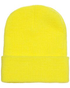 Yupoong 1501 - Cuffed Knit Cap Safety Yellow