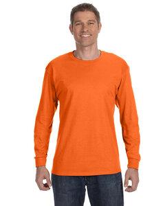 Gildan G540 - Heavy Cotton™ Long-Sleeve T-Shirt Safety Orange