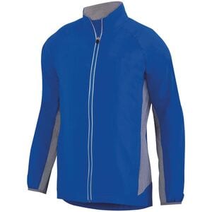 Augusta Sportswear 3300 - Preeminent Jacket Royal/ Graphite Heather