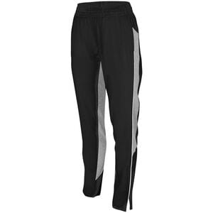 Augusta Sportswear 3307 - Ladies Preeminent Tapered Pant Black/ Graphite Heather