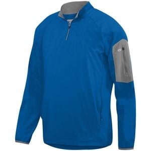 Augusta Sportswear 3311 - Preeminent Half Zip Pullover Royal/Graphite