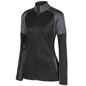 Augusta Sportswear 3627 - Ladies Breaker Jacket Black/Slate