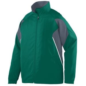 Augusta Sportswear 3730 - Fury Jacket Dark Green/ Graphite/ White
