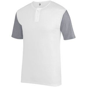 Augusta Sportswear 376 - Badge Jersey White/Athletic Heather