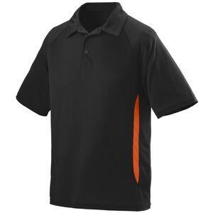 Augusta Sportswear 5005 - Mission Polo Black/Orange