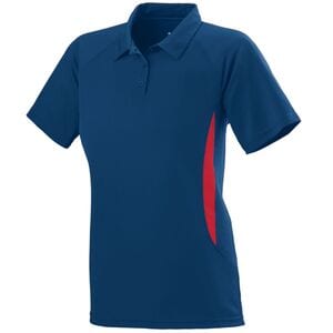 Augusta Sportswear 5006 - Ladies Mission Polo Navy/Red