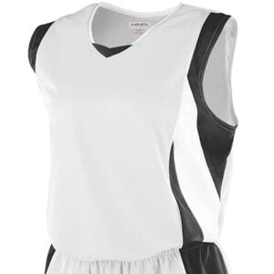 Augusta Sportswear 515 - Ladies Wicking Mesh Extreme Jersey White/ Black/ White