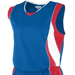 Augusta Sportswear 516 - Girls Wicking Mesh Extreme Jersey Royal/Red/White