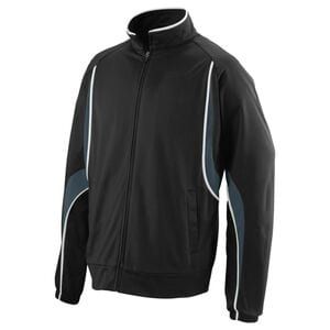 Augusta Sportswear 7710 - Rival Jacket Black/ Slate/ White