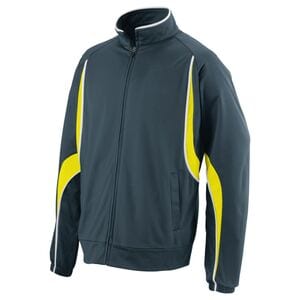Augusta Sportswear 7710 - Rival Jacket Slate/ Power Yellow/ White